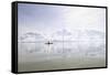 Rebekah Richins Kayaking In The Great Salt Lake-Lindsay Daniels-Framed Stretched Canvas