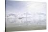 Rebekah Richins Kayaking In The Great Salt Lake-Lindsay Daniels-Stretched Canvas