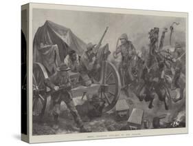 Rebel Colonists Attacked by Our Cavalry-Richard Caton Woodville II-Stretched Canvas