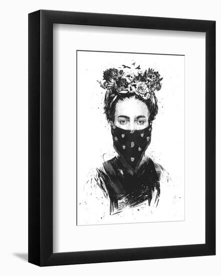 Rebel Girl-Balazs Solti-Framed Art Print