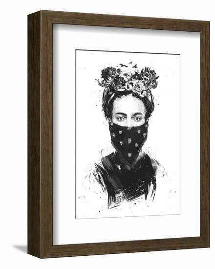 Rebel Girl-Balazs Solti-Framed Art Print