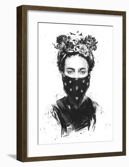 Rebel Girl-Balazs Solti-Framed Art Print