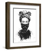 Rebel Girl-Balazs Solti-Framed Art Print