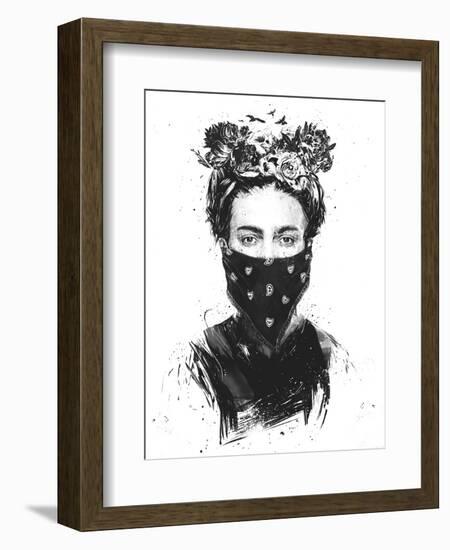 Rebel Girl-Balazs Solti-Framed Art Print