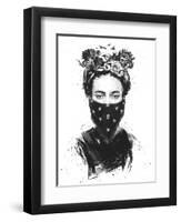 Rebel Girl-Balazs Solti-Framed Art Print