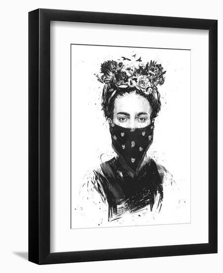 Rebel Girl-Balazs Solti-Framed Art Print