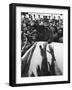 Rebel Leader Fidel Castro Being Cheered by a Village Crowd on His Victorious March to Havana-Grey Villet-Framed Photographic Print