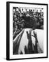 Rebel Leader Fidel Castro Being Cheered by a Village Crowd on His Victorious March to Havana-Grey Villet-Framed Photographic Print