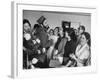 Rebel Leader Fidel Castro During Celebration of His Rebel Victory-null-Framed Photographic Print