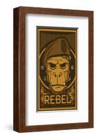 Rebel Planet of the Apes-null-Framed Art Print