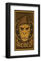 Rebel Planet of the Apes-null-Framed Art Print