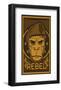 Rebel Planet of the Apes-null-Framed Art Print