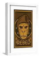 Rebel Planet of the Apes-null-Framed Art Print