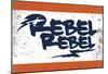 Rebel Rebel Aliance Blue Mark-null-Mounted Poster