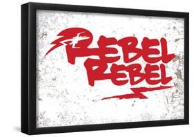 Rebel Rebel Aliance Red Mark-null-Framed Poster