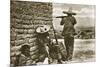 Rebel Snipers Attacking the City of Juarez, 10th May 1911-null-Mounted Giclee Print