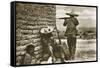 Rebel Snipers Attacking the City of Juarez, 10th May 1911-null-Framed Stretched Canvas