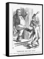 Rebellion Had Bad Luck, 1865-John Tenniel-Framed Stretched Canvas