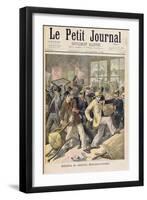 Rebellion of Conscripts from Alsace-Lorraine, from 'Le Petit Journal, 1st November 1896-Fortune Louis Meaulle-Framed Giclee Print