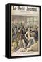 Rebellion of Conscripts from Alsace-Lorraine, from 'Le Petit Journal, 1st November 1896-Fortune Louis Meaulle-Framed Stretched Canvas