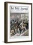 Rebellion of the Alsaciens-Lorrains Conscripts, 1896-F Meaulle-Framed Giclee Print