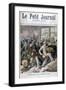 Rebellion of the Alsaciens-Lorrains Conscripts, 1896-F Meaulle-Framed Giclee Print