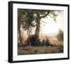 Rebellion, Picketline in Virginia-Albert Bierstadt-Framed Premium Giclee Print