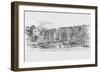 Rebuilding Rappahannock Bridge on the Way to Fredericksburg-Frank Leslie-Framed Art Print