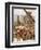 Rebuilding the Wall of Jerusalem under Nehemiah-William Brassey Hole-Framed Giclee Print