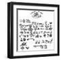 Rebus: a Hieroglyphic Love Letter-null-Framed Art Print