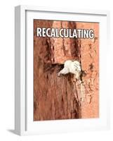 Recalculating-Noble Works-Framed Art Print