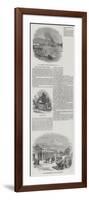 Recall of Santa Anna to Mexico-null-Framed Giclee Print