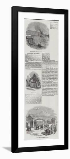 Recall of Santa Anna to Mexico-null-Framed Giclee Print