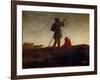 Recalling the Flock, 1866-72-Jean-Francois Millet-Framed Giclee Print