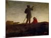 Recalling the Flock, 1866-72-Jean-Francois Millet-Mounted Giclee Print