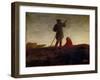 Recalling the Flock, 1866-72-Jean-Francois Millet-Framed Giclee Print