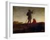 Recalling the Flock, 1866-72-Jean-Francois Millet-Framed Giclee Print