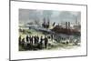 Recapture of Baton Rouge, Louisiana, American Civil War, December 1862-FH Schell-Mounted Premium Giclee Print