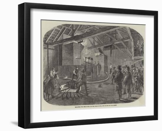 Recasting the Great Bell for the Clock Tower, New Houses of Parliament-null-Framed Giclee Print