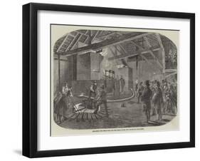 Recasting the Great Bell for the Clock Tower, New Houses of Parliament-null-Framed Giclee Print