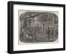 Recasting the Great Bell for the Clock Tower, New Houses of Parliament-null-Framed Premium Giclee Print