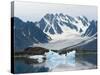 Receding Glacier, Liefderfjorden Fiord, Svalbard, Norway-Alice Garland-Stretched Canvas