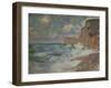 Receding Waves, Effets de Vagues a Etretat Ocean-Claude Monet-Framed Giclee Print