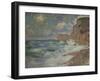 Receding Waves, Effets de Vagues a Etretat Ocean-Claude Monet-Framed Giclee Print