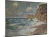 Receding Waves, Effets de Vagues a Etretat Ocean-Claude Monet-Mounted Giclee Print