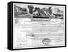 Receipt Issued by the Compagnie Du Canal Du Midi for the Transport of Goods from Bordeaux to…-null-Framed Stretched Canvas