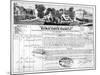 Receipt Issued by the Compagnie Du Canal Du Midi for the Transport of Goods from Bordeaux to…-null-Mounted Giclee Print