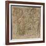 Receipt of a Knight in the Order of the Holy Spirit-Toussaint Dubreuil-Framed Giclee Print