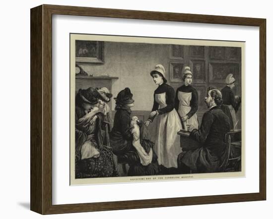 Receiving Day at the Foundling Hospital-Charles Joseph Staniland-Framed Giclee Print