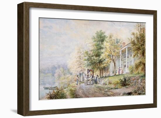 Receiving Guests-Henry Edward Lamson-Framed Giclee Print